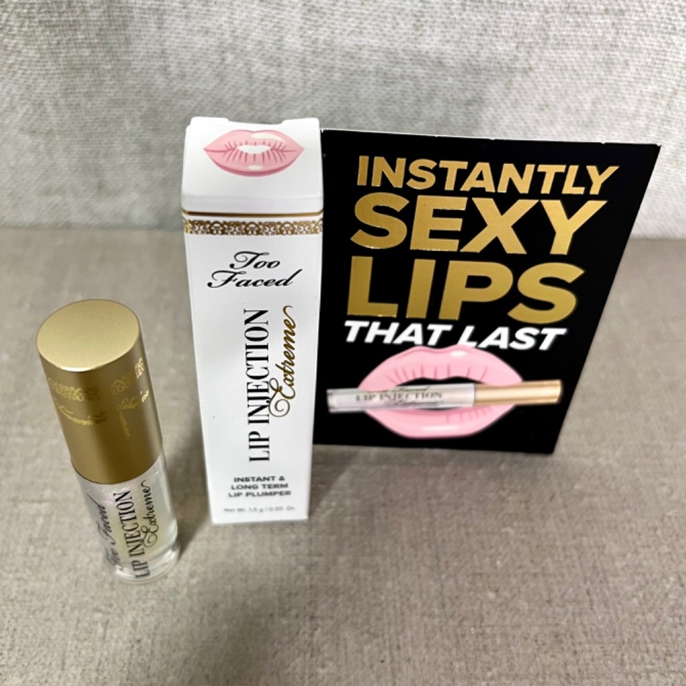 ❤️3 for $25❤️ Last one‼️ Too Faced Lip Injection Extreme Lip Plumper mini - Picture 3 of 4